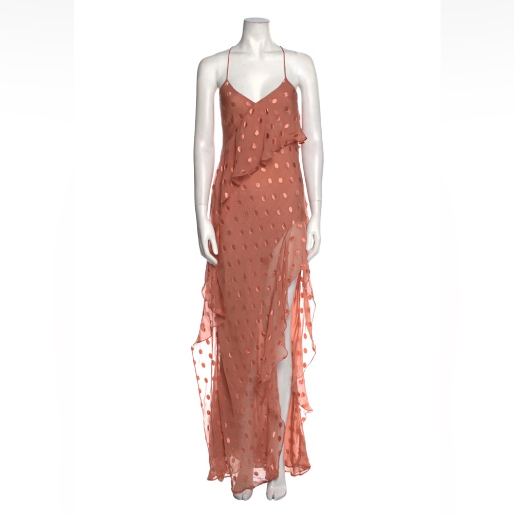 Michelle Mason Silk Long Dress